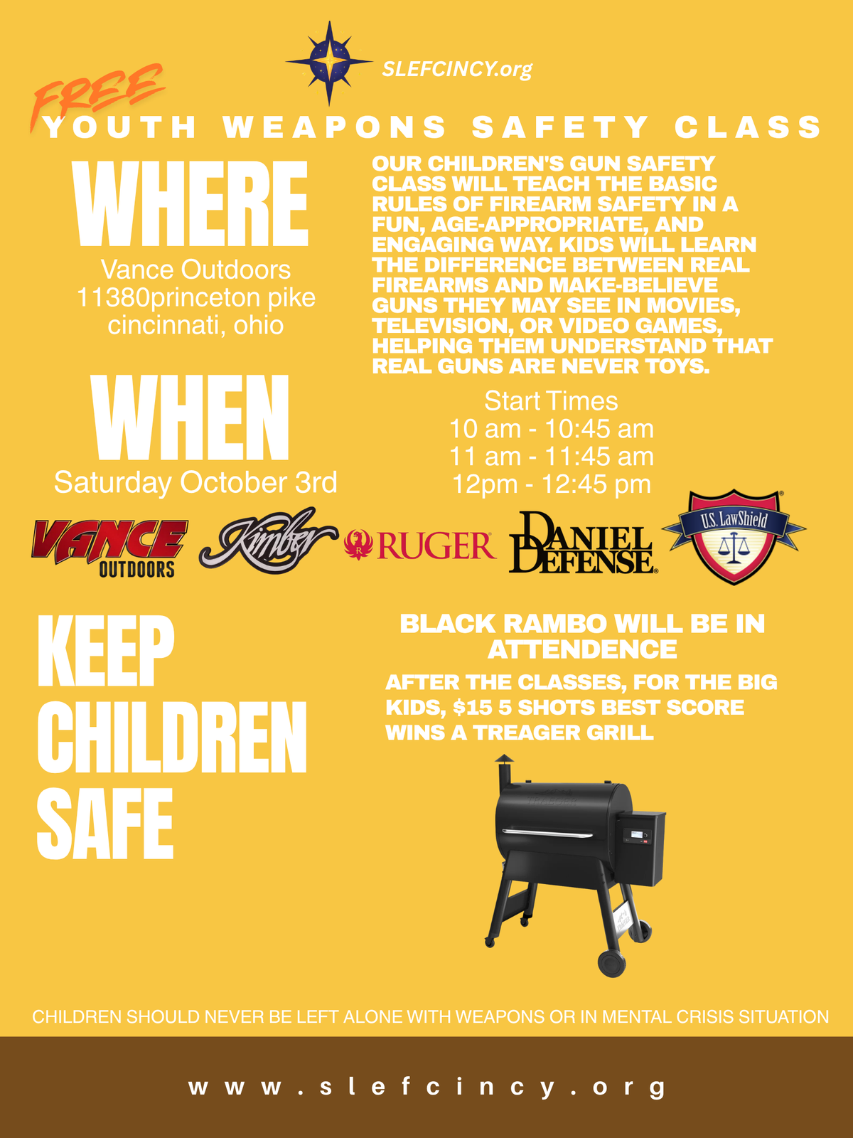 Free Youth Weapon Safety Class