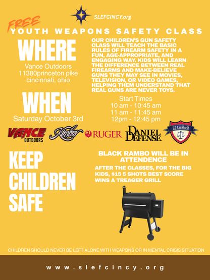 Free Youth Weapon Safety Class